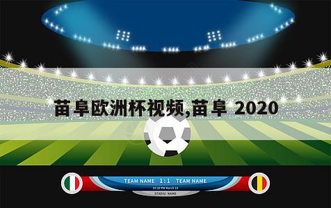 苗阜欧洲杯视频,苗阜 2020